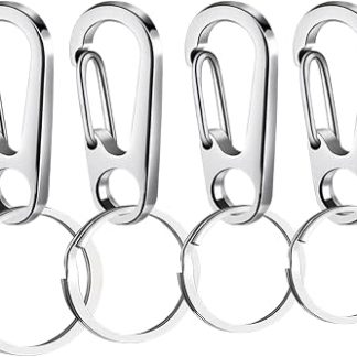Зажим для ожерелья Médaille Chien Pour Аксессуары Animaux Dispositif de Fixation | 4 зажима Rapides D'Étiquette En Acier Inoxydable Pour Collier Вязание крючком Rapide Chat Pour Maison Randonnée