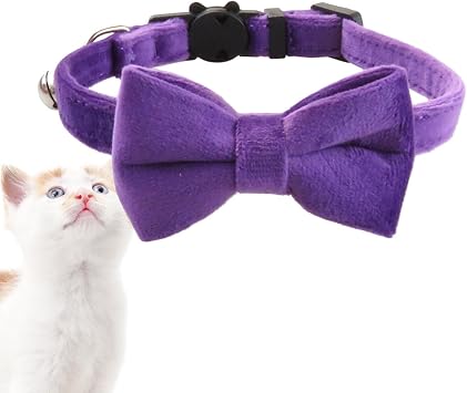 Ожерелье с чатом | Ожерелье respirant et doux pour la peau avec nœud papillon - Fournitures d'animaux для активного отдыха, фотографии, свадьбы, дома, марша, леса