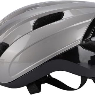 Casque de Cyclisme Léger Reglable Gris Absorbing des Chocs Casque de Vélo Respirant pour Vélos de Montagne de Route