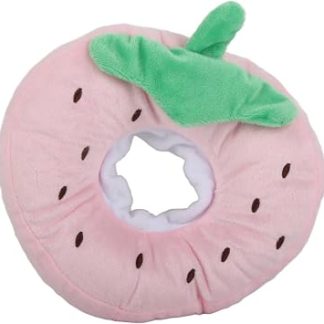 Generic Collier de Chat Mignon, регулируемый Empêche le Léchage Mouvement, гибкий для чатов Chatons Rose Fraise PP Coton 7,5 x 6,3 x 1,8 пучка