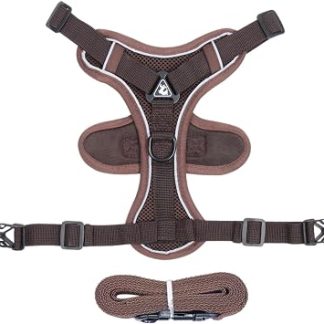 Harnais pour Chat Регулируемый светоотражающий респиратор Doux | Laisse Robuste pour Chaton Doux Réglable Anti-Fugue Promenade pour Chatons et Chiens de Petite