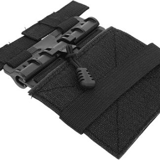 Регулируемая тактика Harnais Tactique for Chats et Petits Chiens Gilet Rembourré Anti-fugue for Entraînement and Promenade Veste de Sécurité Extérieure Confortable et Facile à Juster Noir