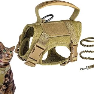 Harnais de Promenade pour Chat Boucle à dégagement Rapide Anti-Fut | Жилет для общения для Променада, , Тренировок, Кемпинга, Toutes Tailles S M L