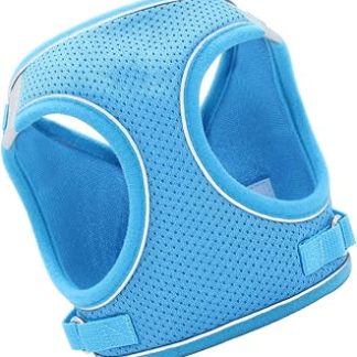 SENECESLI Harnais de Laisse pour Animaux de Compagnie, Harnais de Gilet Refléchissant Respirant для чата с вращением крючком на 360 градусов, для незавершенных прогулок, для бега трусцой