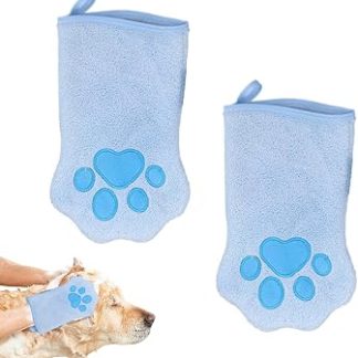 Gants de lavage pour chien Одна пара двусторонних полярных кораллов устранения | Вся баня для чата и салфетки для туалета Pour maison, la salle de bain, le salon de