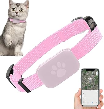 Ожерелье GPS для чатов Protection Sécurité Réglable | Collier GPS Pour Pour Votre Chien, Votre Chat, , Animal, Confortable à Porter, Localiser