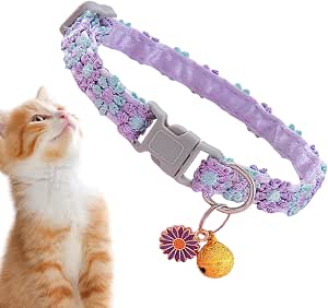 Collier Chat Аксессуары против запутывания Sécurité Charme Mode Petits Et | Collier Boucle Sécurité Pour Chats, Chiens, Chiots, Animaux De