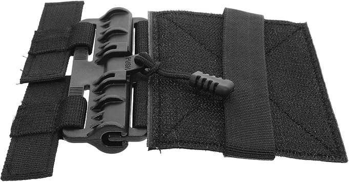TOYANDONA Harnais Tactique pour Format Gilet Rembourré et Réglable Нейлон для защиты от уклонения для Extérieur et Voyage Plein Air Noir
