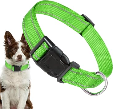 Регулируемое колье для Chiot, Колье для Chien из нейлона, Collier pour | Animaux de Compagnie en Nylon Respirant — Confortable et Respirant, Collier de Chat en pour Divers Chats