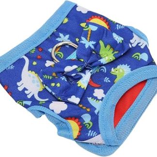 Haofy Gilet Harnais pour Chat, аниме-мотив «Динозавр», Laisse de Marche и полиэфирная респираторная ткань для Petits Animaux de Compagnie, для приключений на пленэре и для костюмов