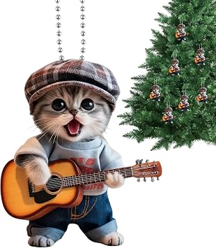 Подвеска De Chat Pour Voiture Décor De Charme Animal En Acrylique 2D | Аксессуары Pour Retroviseur En Forme De Chat Pour Retroviseur De Voiture Maison Sapin De Noël Fenêtre Mur