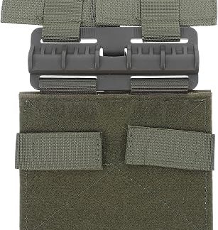Harnais Tactique pour Chat Vert Réglable Gilet Rembourré Anti-fugue Confortable pour Extérieures et Entraînement