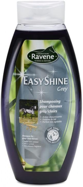 Шампунь для лошадей equitheme Easy Shine Grey RAVENE, серый, прозрачный, 500 мл, ЕС