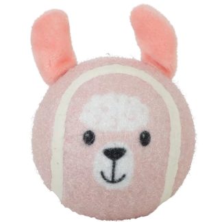 Игрушка для собак ZOLUX Lama в виде теннисного мяча со встроенной пищалкой, 8 x 7,5 x 10,5 см.