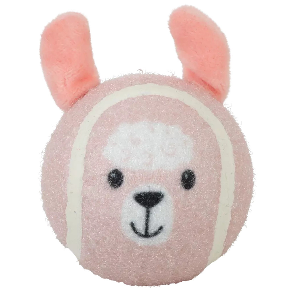 Игрушка для собак ZOLUX Lama в виде теннисного мяча со встроенной пищалкой, 8 x 7,5 x 10,5 см.