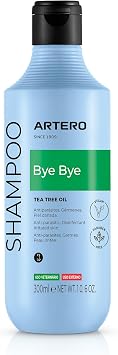 Шампунь для собак Artero Bye Bye с маслом чайного дерева, обладающий противозудным и успокаивающим эффектом (250 мл)