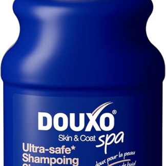 DOUXO Skin & Coat SPA - Ультрабезопасный шампунь против выпадения шерсти для собак, 250 мл, ограничивает чрезмерное выпадение шерсти, очищает и увлажняет кожу, делает шерсть мягкой и сияющей, бережно воздействует на кожу.