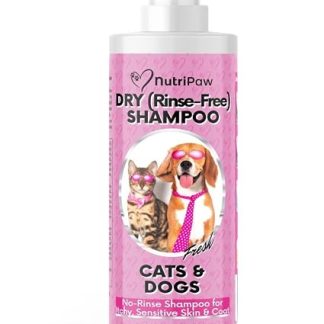 Несмываемый шампунь NutriPaw для собак - Очищает, увлажняет, освежает и поддерживает сухую кожу - Уникальная формула для питания кожи и шерсти - Идеально подходит для всех пород