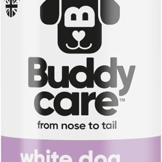 Шампунь для собак Buddycare White Dog Shampoo - осветляющий шампунь для собак - глубокое очищение, свежий аромат - с алоэ вера и провитамином B5 (500 мл)