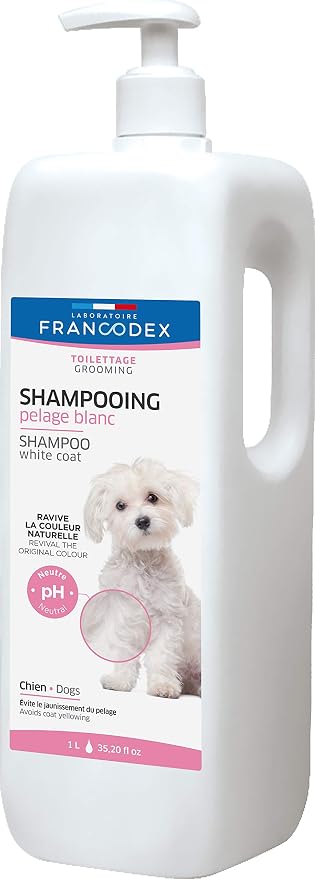 Шампунь для собак Francodex White Coat, 1 л