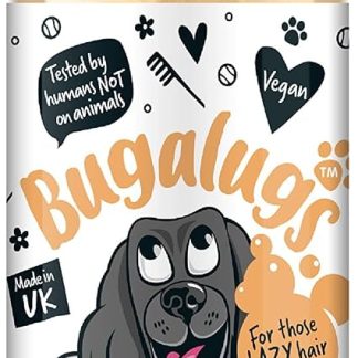 Овсяный шампунь для собак BUGALUGS, 200 мл, бережное гигиеническое действие для чувствительной кожи, мгновенное очищение и натуральный уход.