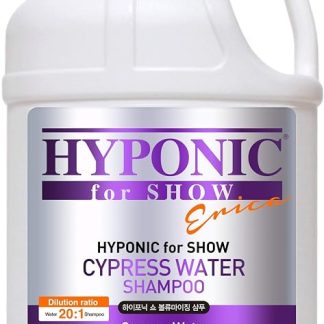 HYPONIC - Шампунь для придания объема выставочным собакам - Идеально подходит для подготовки к соревнованиям - Кипарисовая вода, женьшень Panax и красный женьшень - Сделано в Корее - 3,8 л