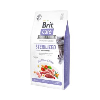 Brit Care Cat Weight Control Duck and Turkey 2kg для кошек с избыточным весом