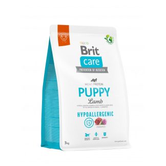 Гипоаллергенный сухой корм для щенков Brit Care с ягненком, 3 кг.