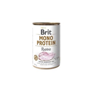 Влажный корм для кроликов Brit Mono Protein 400 г с кроличьим мясом