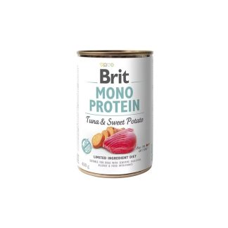 Влажный корм для собак Brit Mono Protein с тунцом и сладким картофелем, 400 г.