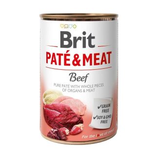 Беззерновой корм для собак Brit Pate & Meat Beef 800 г