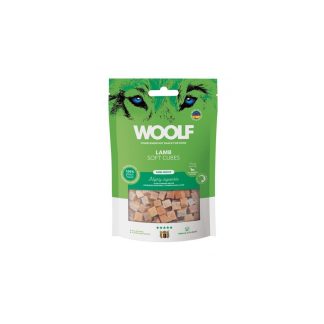 Brit WOOLF Мягкие кубики из баранины с монопротеином, 100 г, лакомства для дрессировки с бараниной.