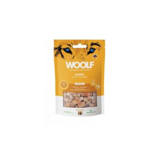 Мягкие кубики лакомства для собак Brit WOOLF SOFT CUBES RABBIT MONOPROTEIN 100 г.