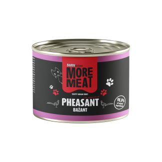 Влажный корм для кошек BUBAlicious More Meat 185 г, цветок фазана, без курицы.