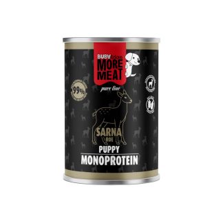 BUBAlicious More Meat монокорм для щенков Pure Line 400 г PUPPY ROE