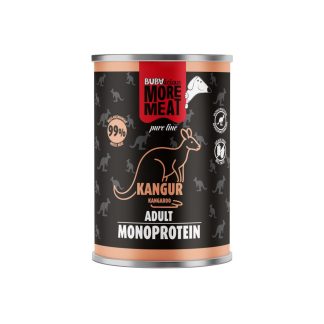 BUBAlicious More Meat mono Pure 400g влажный корм для собак из мяса кенгуру