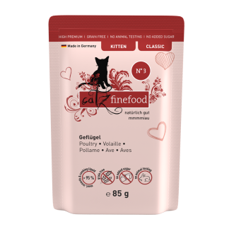 Корм для котят Catz Finefood Kitten No. 03, 85 г.