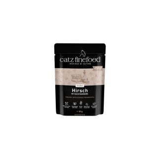 Корм для кошек Catz finefood Purrrr No.121 Deer 85 г, 98,8% мяса, гипоаллергенный.