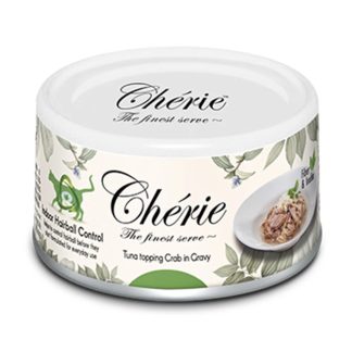 Cherie can cat hairball tuna crab 80g влажный корм