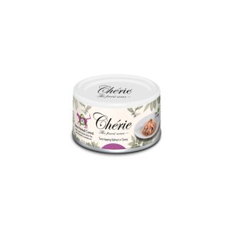 Cherie can cat hairball tuna salmon 80g for hairball