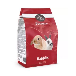 Полноценный корм для кроликов Deli Nature Premium Rabbits, 800 г, смесь с люцерной и овощами.