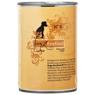 Корм для собак Dogz Finefood No. 8 из индейки и козы, 400 г