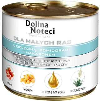 Корм для собак мелких пород Dolina Noteci Veal with Tomatoes 185 г, телятина с томатами.
