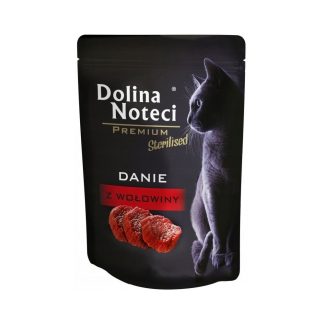 Влажный корм Dolina Noteci Beef dish 85 г для стерилизованных кошек