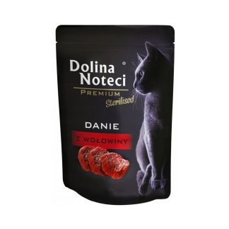 Влажный корм Dolina Noteci для стерилизованных кошек, говяжий, 85 г