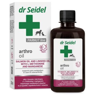 Сухой препарат Dr Seidel Arthro Oil для собак и кошек, упаковка 250 мл.