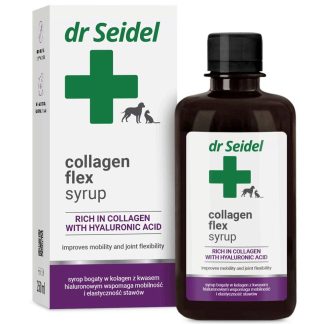 Сироп Dr Seidel Collagen Flex для суставов у собак и кошек, 250 мл - сироп, поддерживающий подвижность.
