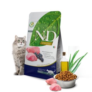 Сухой корм для кошек Farmina N&D Prime Cat Lamb & Blueberry, 1,5 кг.