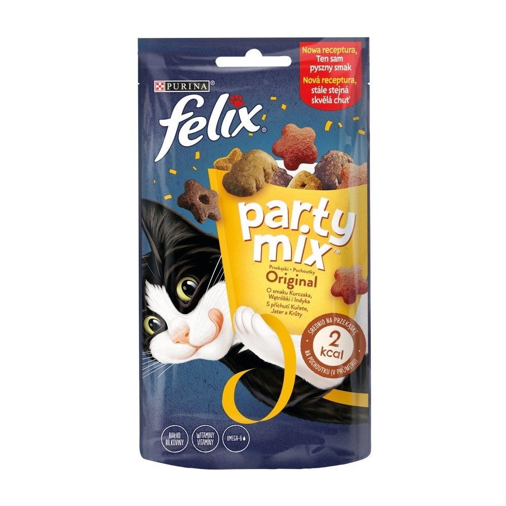 Лакомство для кошек Felix Party mix original 60 г