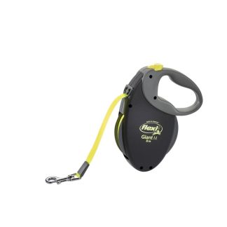 Гибкий автоматический шнурок Flexi Automatic Lanyard M, гигантская неоновая лента, 8 м, желтый.